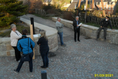 Sanierung Kirchenvorplatz Obercrinitz 2021