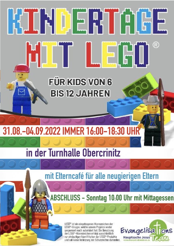 Kindertage mit Lego